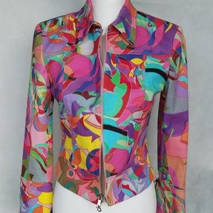 Alberto Makali Multi-Colored Jacket Sz 4